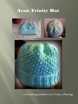 cover image of Aran Trinity Hat Knitting Pattern